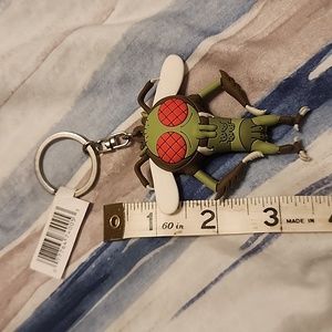Monogram Figural Rick & Morty Gromflomite Bag Clip/Keychain